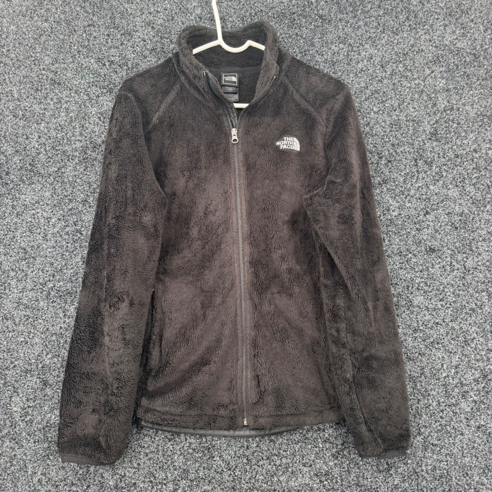The North Face Osito Fleece Jacket Womens Large Brown Full Zip High Pile Soft